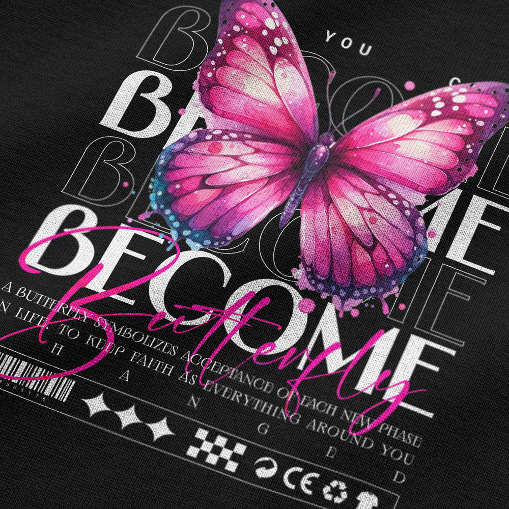 BUTTERFLY Oversized Classic T-Shirt