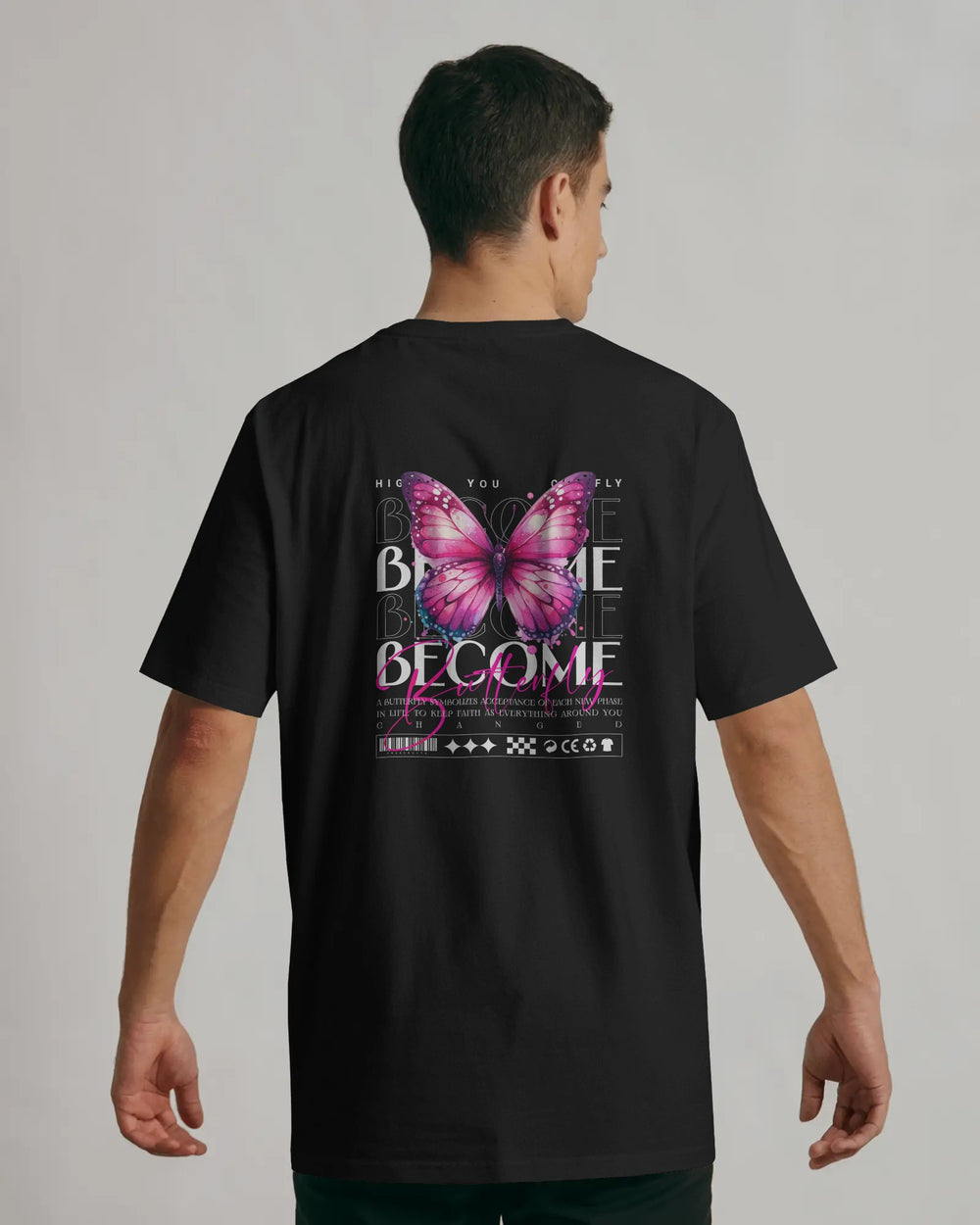 BUTTERFLY Oversized Classic T-Shirt