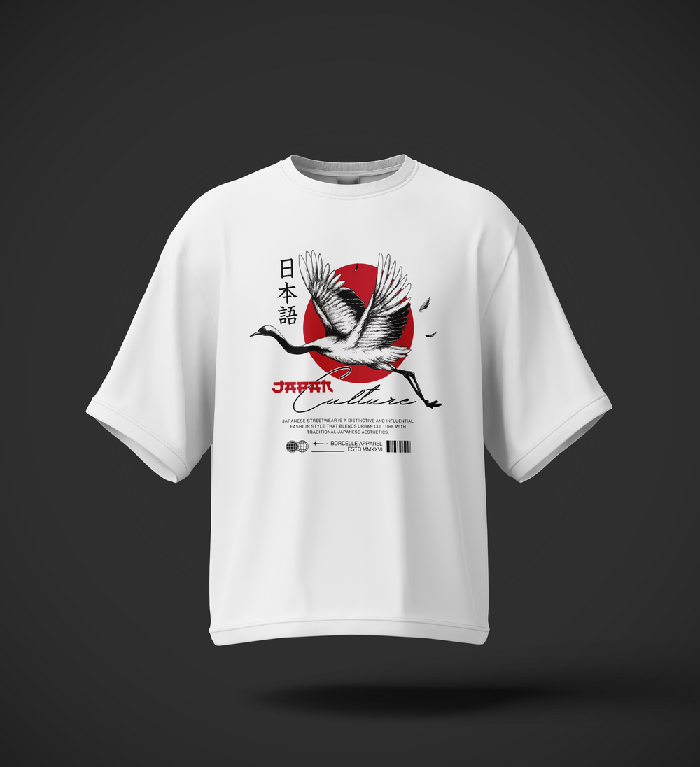 JAPAN CULTURE OVERSIZED T-SHIRT