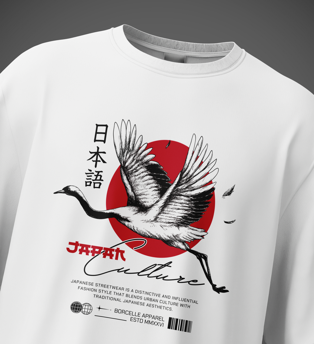 JAPAN CULTURE OVERSIZED T-SHIRT