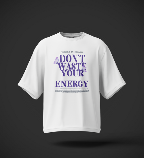 DONT WASTE OVERSIZED T-SHIRT