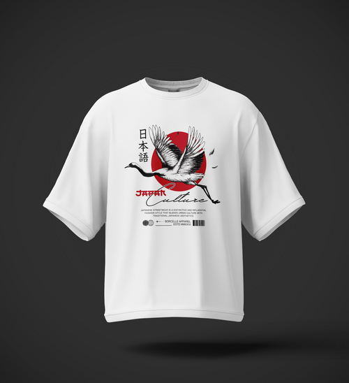 JAPAN CULTURE OVERSIZED T-SHIRT